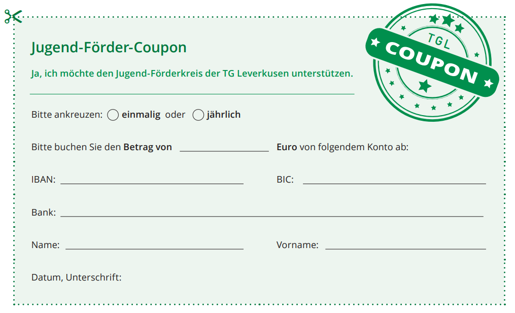 Jugend-Förder-Coupon